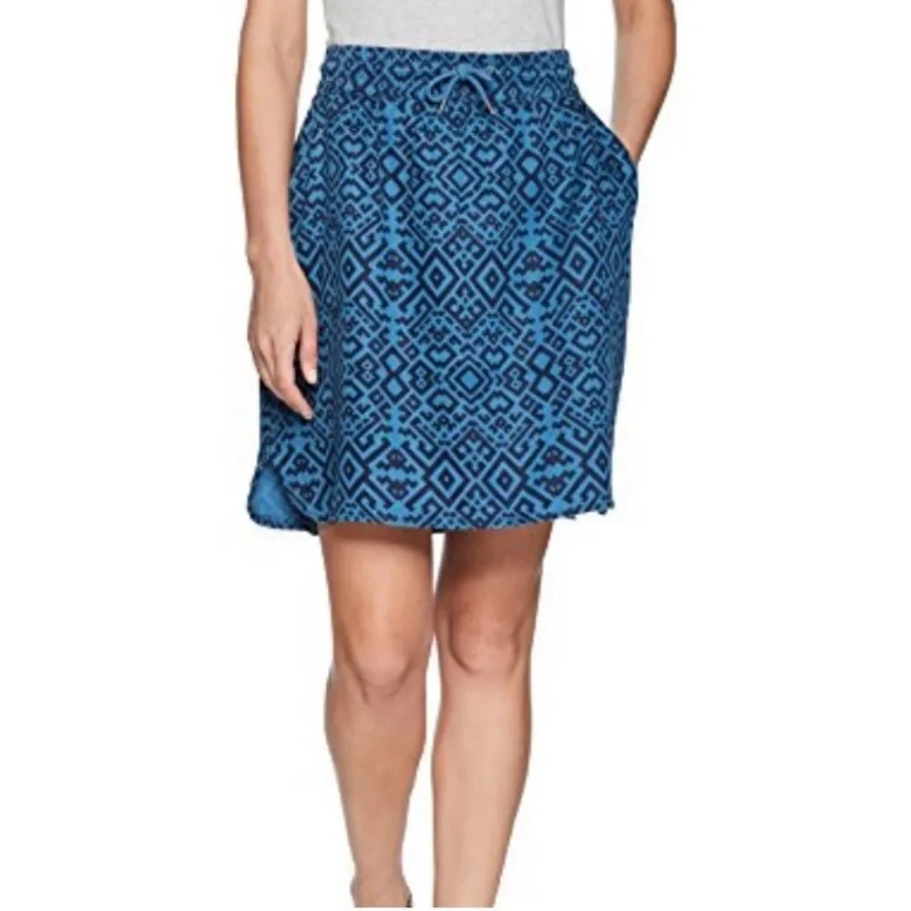 Kavu Sunriver Skirt Indigo Size Medium Athletic Skirt, elastic waistband - Picture 1 of 7